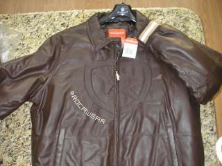   LEATHER 4X LARGE BOMBER JACKET OUTERWEAR JACKET MENS RAIR FIND  