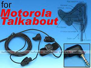 Ear Vibration 2 in 1 Mic Motorola Talkabout T5720  
