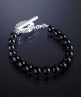 Tiffany & Co. Tiffany & Co. onyx bead toggle bracelet   up to 