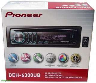   DEH 6300UB Car Audio CD/IPOD/ Player USB AUX IPHONE IPOD PANDORA