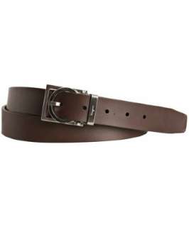   leather double buckle belt  