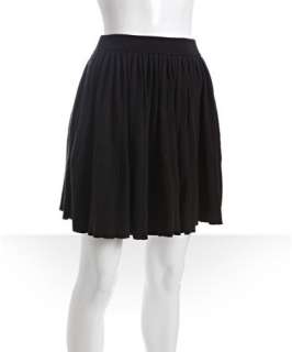DV by Dolce Vita black knit Allega pleated skirt