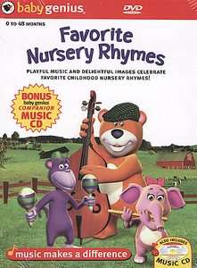 Baby Genius   Favorite Nursery Rhymes DVD, 2004  