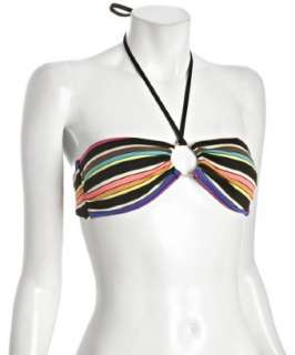 style #312839401 stacey stripe Startelle ring bandeau halter bikini 