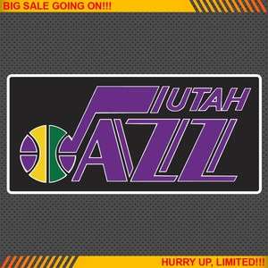 Utah Jazz Old Logo NBA Basketball Logos Car Bumper Window Wall 