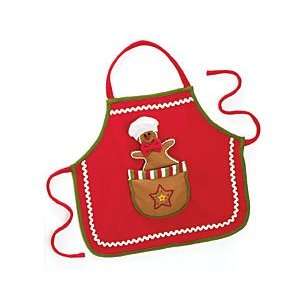   Christmas Gingerbread Man Cooking Kitchen Apron Child