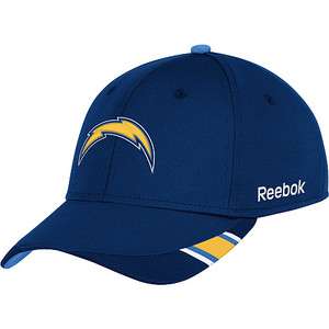 San Diego Chargers Reebok Cap Hat Flex Fit NFL Coach Flex Structured S 