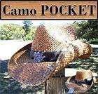 SALE* NEW Cov ver MOROCA Camo POCKET Straw Cowboy Hats