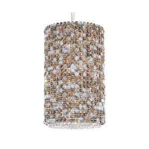   Light Ceiling Pendant with Cognac Strass crystal