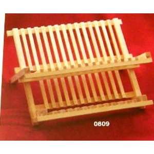 Dish Rack Pine wood 35cm/14 Free standing &Folding Guaranteed quality