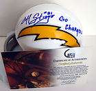 Jeff Staggs Signed Auto San Diego Chargers NFL Mini Hel