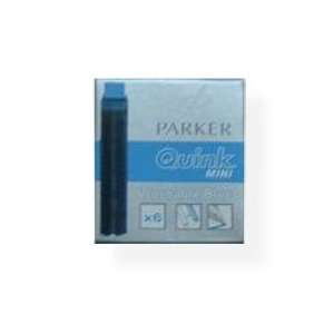  Parker Quink Mini Permanent Ink Fountain Pen Refill 