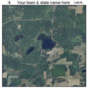  Aerial Photography Map of White Lake, Wisconsin 2010 WI 