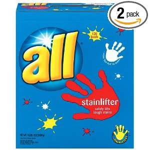  All Laundry Detergent, Powder, Stainlifter, 120 Load Boxes 