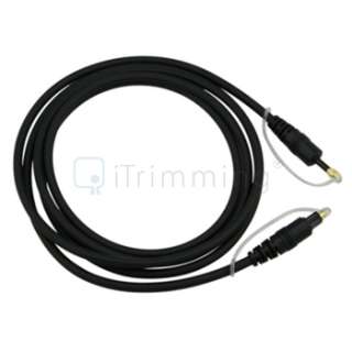 6FT Digital Optical Audio TosLink to Mini Cable Gold  