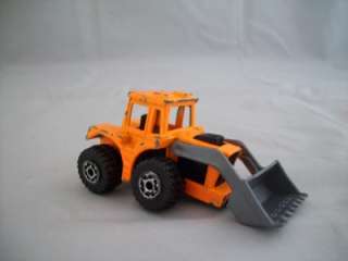 VINTAGE Matchbox Tractor Shovel Superfast 1976 Orange  