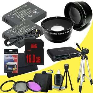   Lenses + USB SD Memory Card Reader /Wallet + Deluxe Starter Kit for