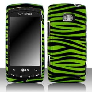  Cuffu   Green Zebra   LG VS740 Ally Case Cover + Screen 
