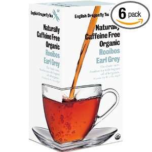 Dragonfly Tea, Organic Rooibos Earl Grey (Caffeine Free), 20 Count 