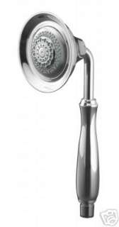 of the Forté multifunction handshower, with its adjustable oversized 