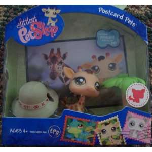  Littlest Pet Shop Post Card Pet Giraffe New in Package 
