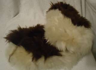 real fur adults slippers