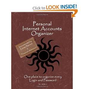   To Organize Every Login And Password [Paperback] Rena M. Reese Books