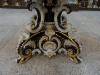BEST HAND PAINTED PORCELAIN AND BRONZE CENTER TABLE  
