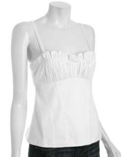 Nanette Lepore white cotton Coral Reef corset top   up to 70 