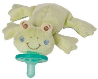 WubbaNub Hop Hop Green Frog Soothie Infant Baby Pacifier Dummy Plush 
