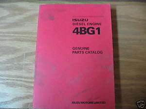 Isuzu 4BG1 Diesel Engine Parts Catalog  