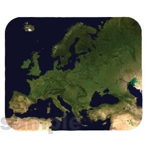  Europe Satellite Map Mouse Pad 