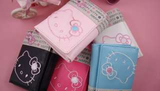 color HELLO KITTY Purse Wallet bag case for lady girl  