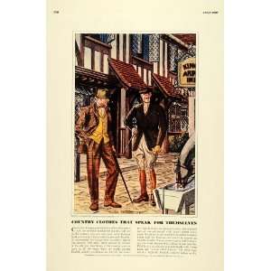  1939 Ad Men Country Clothes Fashion Leslie Saalburg 