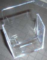 CLEAR PLASTIC COUNTERTOP VERTICAL BUSINESS CARD HOLDER