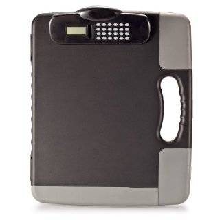   Portable Clipboard Storage Case with Calculator, Charcoal (83302