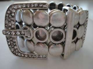 Premier Designs BUCKLE UP Bracelet Cubic Zirconias New Holiday Line 