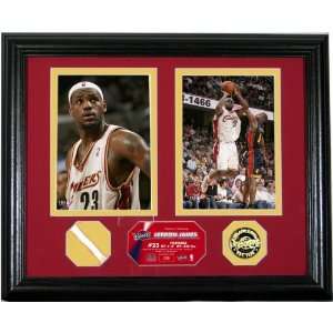  Lebron James NBA All Star Photomint with Authentic Game 
