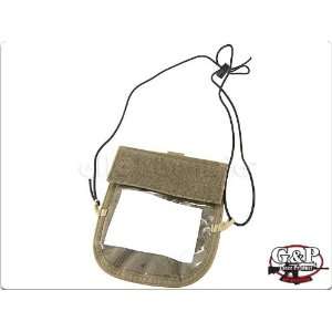  G&P Military Neck ID Pouch / Wallet (Coyota Brown) Sports 