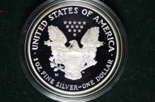 2005 W PROOF SILVER AMERICAN EAGLE WITH MINT BOX & COA  