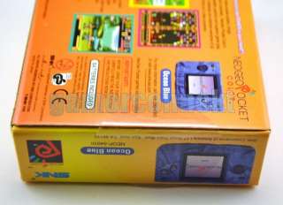 NeoGeo Pocket Color Ocean Blue Console System NEW Rare  
