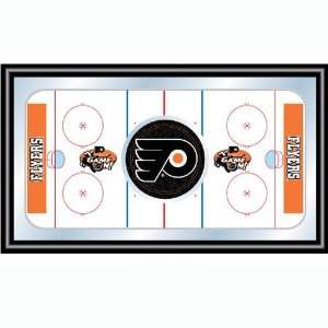  NHL Philadelphia Flyers Framed Hockey Rink Mirror 