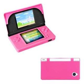 Premium Hot Pink Silicone Gel Skin Soft Cover Case for Nintendo DSi XL 