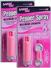 pack Sabre Red Pepper Spray, Hardcase, Keychain, Pink 