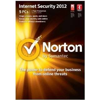 Norton Internet Security 2012   5 Users by Symantec ( CD ROM   Sept 