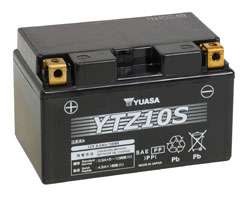 BATTERY,MOTOCYCLE,YUASA,YTZ10S,12V  