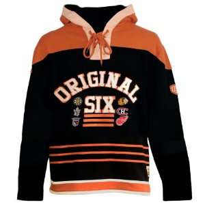 Old Time Hockey Original Six Lace Hooded Sweatshirt  