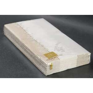  Lenox China Bellina Gold Trim Guest Towel Paper Napkin 