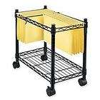 Fellowes Rolling File Cart   easy access to letter or legal hanging 