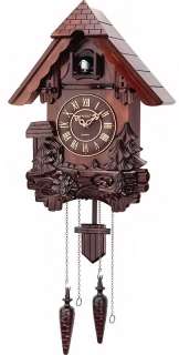 Cottage Chic Kassel™ Cuckoo Clock Carved Wood Case  